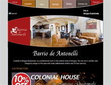Tablet Screenshot of barrioantonelli.com